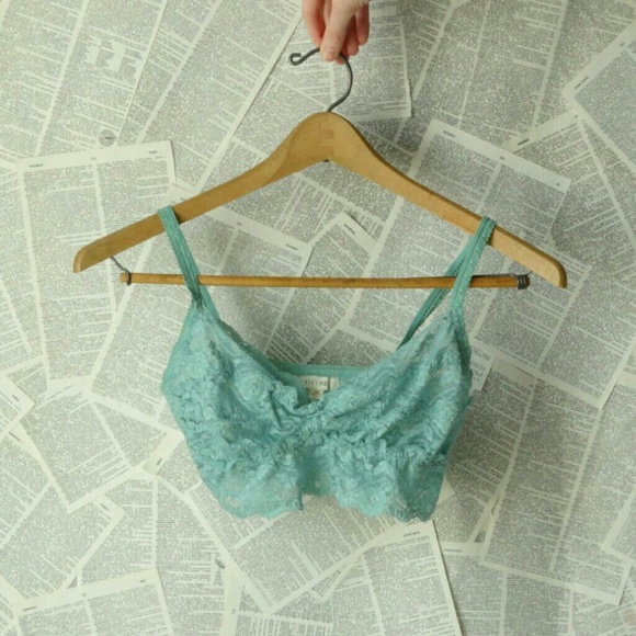 Alythea Other - Sea Green Lace Modcloth Bralette Medium